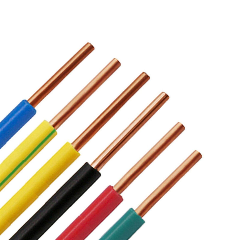 Copper Wire 17 Awg 1Mm2 Pvc Insulated Single Hard Core Electrical Cable Red 20M For Home Wiring Applications 6493810691171