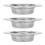 3Pcs Stainless Steel Kitchen Sink Filter Bathroom 10