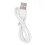 Cepillo alisador de cabello blanco perla USB 4000mAh 4