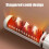 Cepillo alisador de cabello blanco perla USB 4000mAh 5