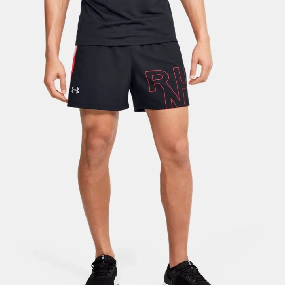 (XL) Under Armour Launch Men's Black Sportswear Shorts