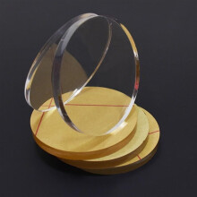 Clear Plastic Sheet Polycarbonate 1mm Thin Acrylic Sheets Round 7CM 8CM Transparent 5pcs Pack