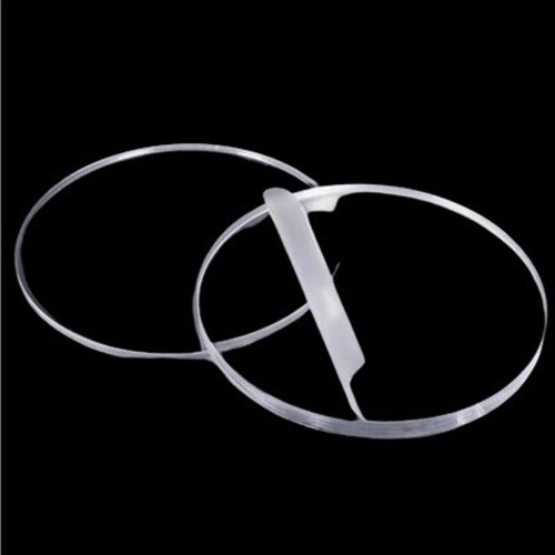 Clear Plastic Sheet Polycarbonate 1mm Thin Acrylic Sheets Round 7CM 8CM Transparent 5pcs Pack 1