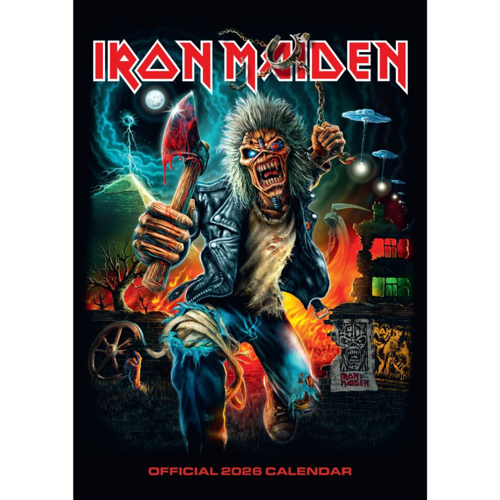 New Iron Maiden 2026 A3 Calendar