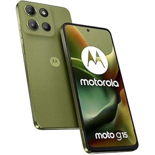 Motorola Smartphone MOTO G15 - Motorola - VERDE IGUANA - 8 GB RAM - 512 GB - Tela FHD+ de 6,72 polegadas