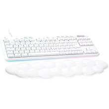 Logitech - G G713, teclado para jogos com fio, iluminação Lightsync RGB, interruptores lineares (GX Brown) e apoio para pulso
