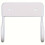 Ironing board holder with double hooks white 1