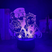 Manga Toilet Bound Hanako Kun Led Nachtlicht für Schlafzimmer Dekor Buntes Nachtlicht Anime Geschenk A