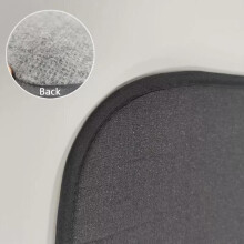 Heat-resistant portable ironing pad with cotton, dark grey