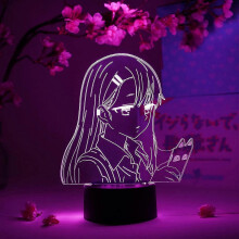 Nagatoro Texting Otaku Lampe Don't Toy with Me, Miss Nagatoro Anime Lampe Figur Nachtlicht, 16