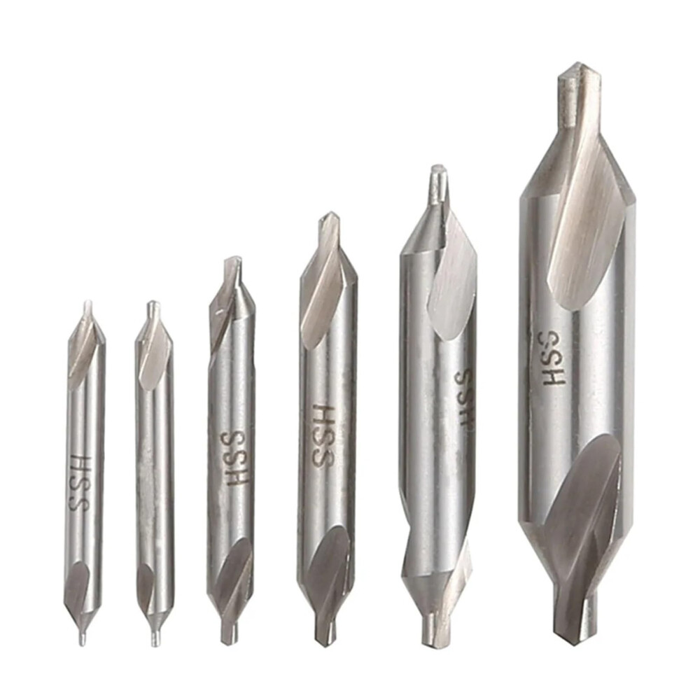 High Speed Steel Center Drill Bits Set 1mm to 5mm 60 Degree Metal Drill Bit for Precision Drilling-image-OPC-PJNNDHW-NEW