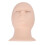 Eyelash Extension Practice Head Silicone Mannequin with Removable Eyelids Pink 16