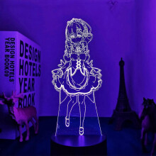 3D-Lampe Anime Re Zero Starting Life in Another World Nachtlicht für Kinder Schlafzimmer Dekor Geburtstag