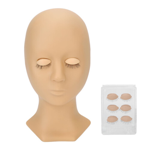 Lash Ext Head Silikon 28x14x10 cm rosa 4 Augen 1