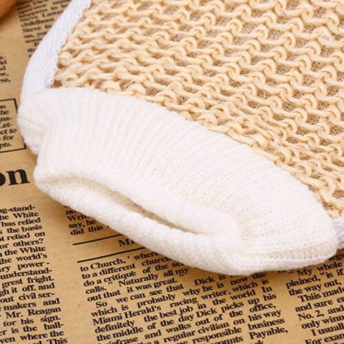 Sisal-Peeling-Handschuh - Einheitsgröße, Weiß 2
