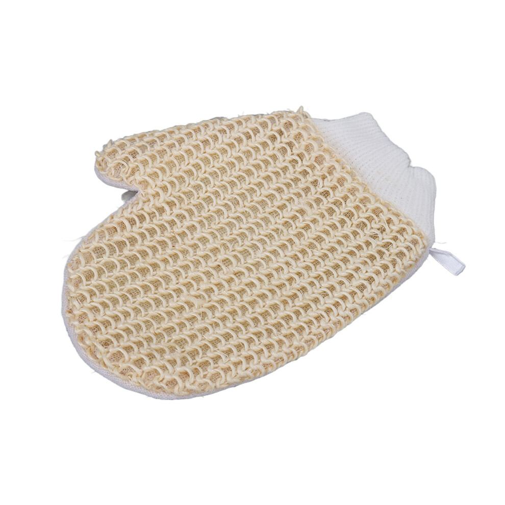 Exfoliating Bath Gloves Men & Women Sisal Body Scrubber Mitt