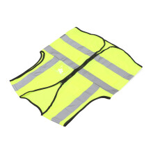 reflektierende Sicherheitsweste Hochsichtbares Polyester-Arbeitskleid mit Tasche für Arbeiter Ingenieur M