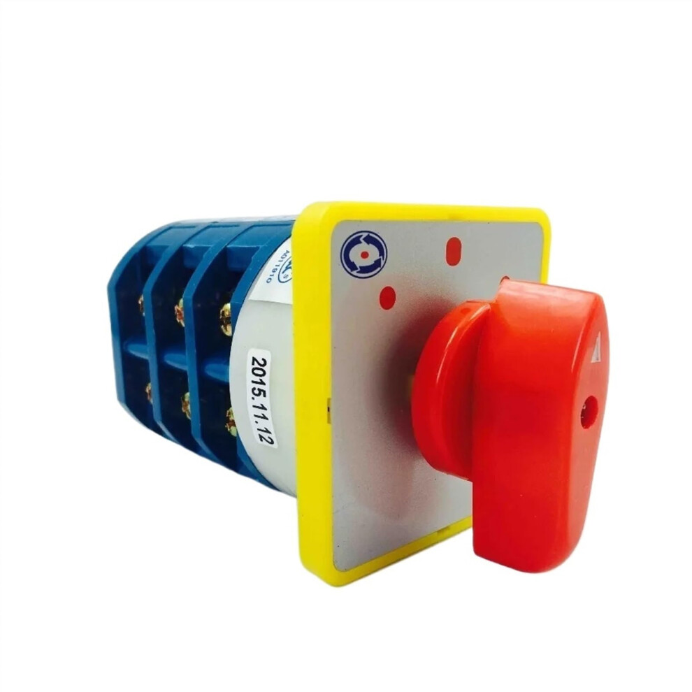 690V 40A 3 Phase Rotary Cam Switch Lw5-40/3 Silver Contact Motor Reverse Changeover 3 Position Switch 6276012489841