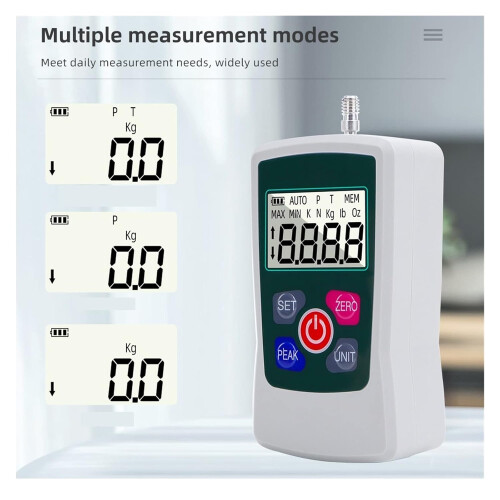 Digital Force Gauge 500N High Precision Pull and Push Tester Dynamometer for Material Testing and Quality Control 2
