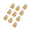 10pcs Metal Earwax Blocking Spring for ITE ITC CIC Hearing Aids 15