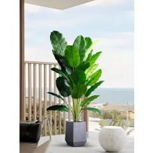 Large Artificial Plants Bird Of Paradise Tree Tropical Fake Banana Leaves Big Size Plants