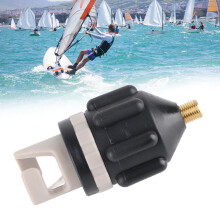 Paddle-Board-Pumpenadapter – Einfach aufzupumpen, auslaufsicher, tragbare Luftpumpe für Paddle-Boards, Gummiboote, schwarz