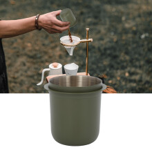 Vaso dosificador 150ml 68x58x73mm Verde militar