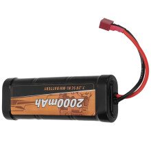 7,2V 2000mAh 25C NiMH-Akku mit T-Female-Stecker für ZD Racing DBX 10 7568 1/10 RC Offroad-Fahrzeug