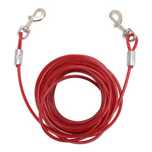 Dog Tie Out Cable Steel Wire Double Head Bite