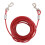 Dog Tie Out Cable Steel Wire Double Head Bite 1