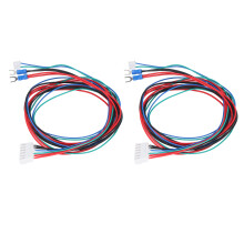 2 Stück beheiztes Bett Kabel aufgerüstetes Anschlusskabel für A8 A6 A8 PLUS E16 3D-Drucker Zubehör 90cm