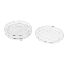 Conjunto de 3 rejillas de acero inoxidable para deshidratación en freidora de aire