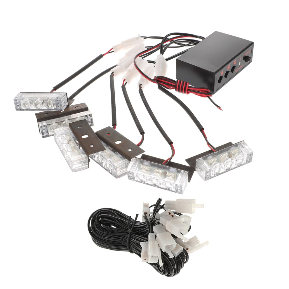 18 Led Strobe Flash Emergency Car Warning Strip High Lumens 12V Compatible With Trucks And Suvs Light 6947110179278