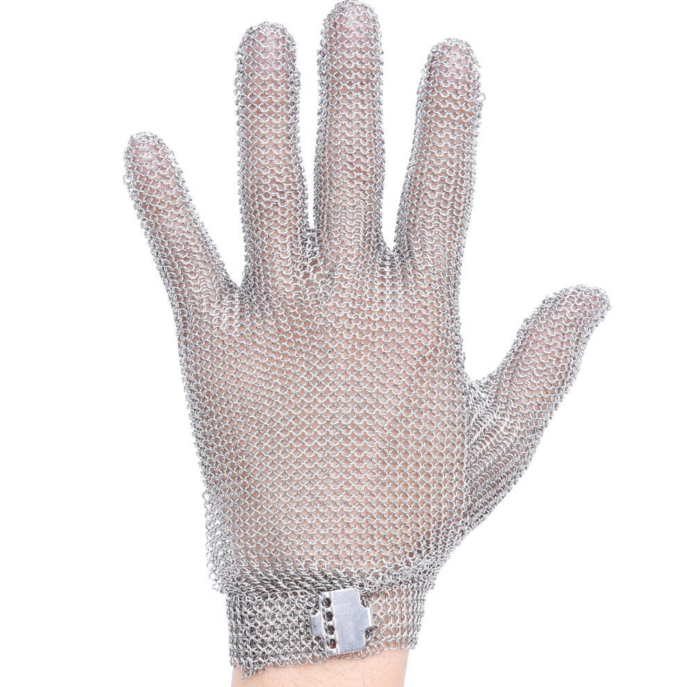 Cut Resistant Glove Metal Mesh Chainmail Large Size, Food Grade Butcher Glove For Meat Cutting Safety 6276012490809