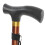 Aluminium Alloy 4-Section Adjustable Walking Cane for Elderly 84-94cm 3