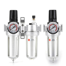 SFC400 1/2 Air Compressor Filter Regulator Oil Water Separator Trap Valve SFC300 SFC200 1/4 Pneumatic Parts 1Pcs