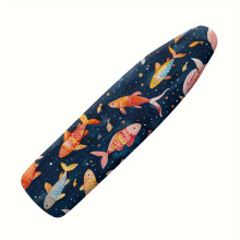Flexible ironing board cover with fish print, Fish 1