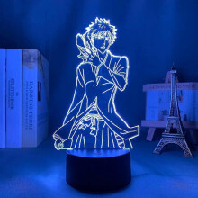 Große 3D-Lampe Anime Bleach Ichigo Kurosaki für Schlafzimmer Dekor Nachtlicht Cooles Geburtstagsgeschenk Acry