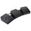 Pedal USB de 3 teclas, ergonómico, de ABS, con cable 16