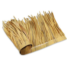 Tiki Straw Roof Thatch Rolls, Mexican Style Artificial Palm Thatch for Garden, Patio, Umbrella Covers, Fence Decor