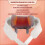 Deep Tissue Neck Massager with Heating Function, 3D Massage for Neck, Back, Shoulders, Legs, 2 Speeds, Grey 4