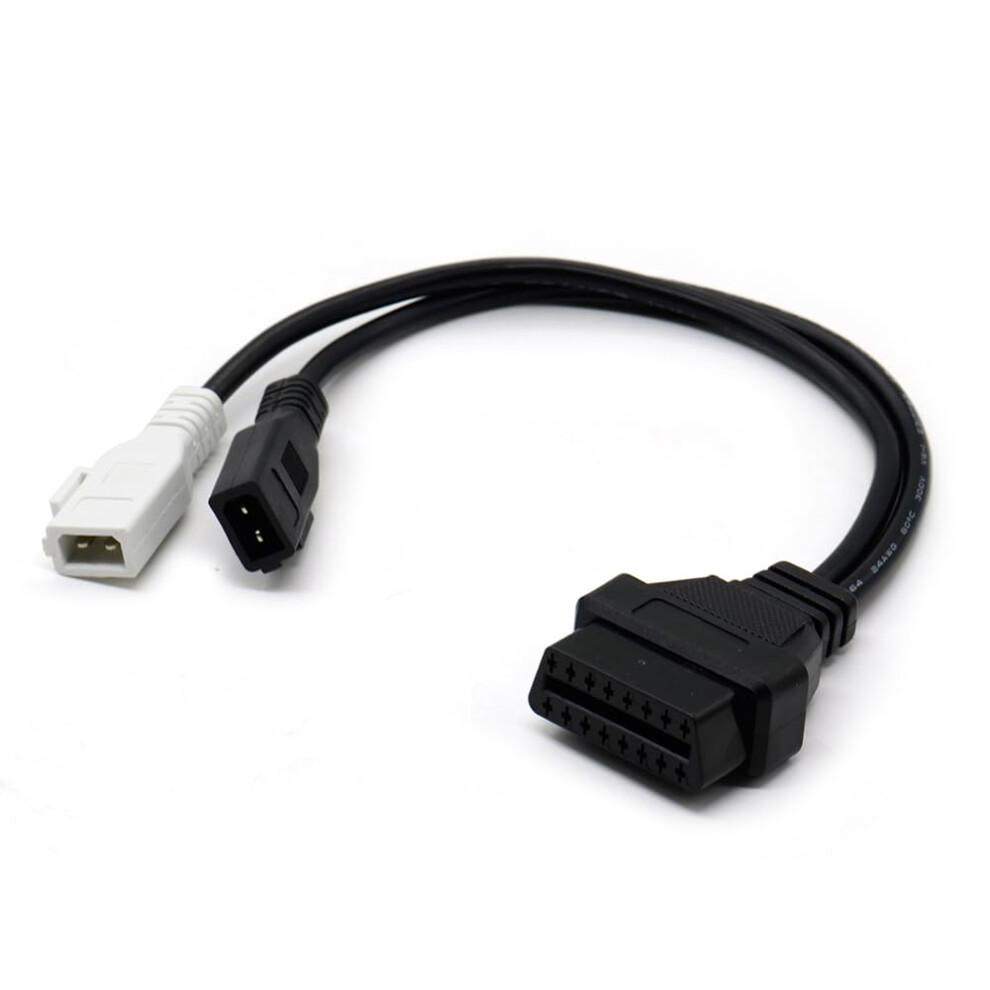 Adapter For 2X2 Obd1 Obd2 Car Diagnostic Cable 2P+2P To Obd2 16Pin Female Connector For Vehicle Compatibility 6276012491042