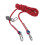 Dog Tie Out Cable Reflective 360 Degree Rotating 7