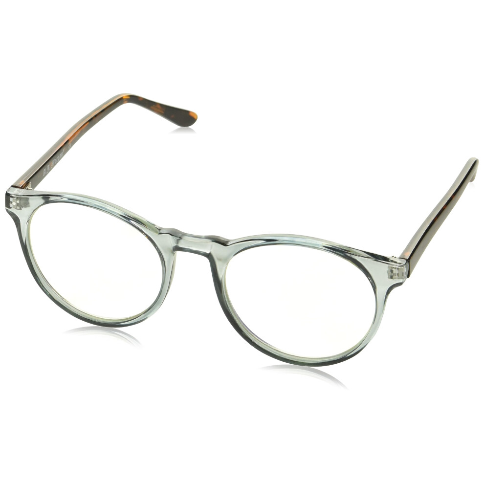 Blue/Light Blocking Computer Readers Round Reading Glasses For Men And Women, Anti-Glare, Lightweight, Stylish Design