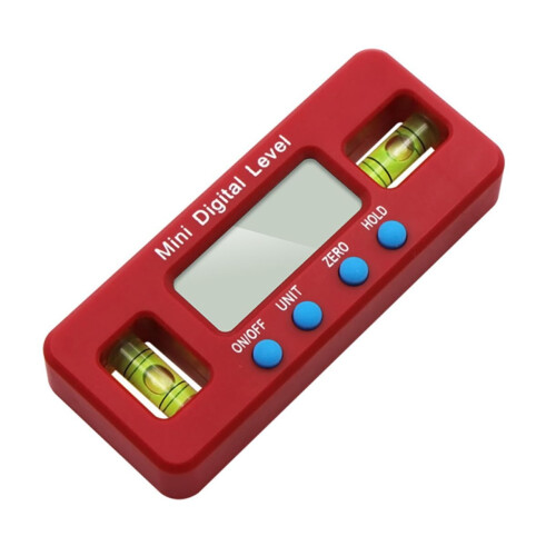 Mini Digital Inclinometer Portable Angle Meter Battery Operated for Woodworking and Construction Projects