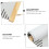 Height Measuring Ruler Chart Removable Nursery Wall Decor Modern Gray Durable Growth Tracker Easy Install for Boys 5