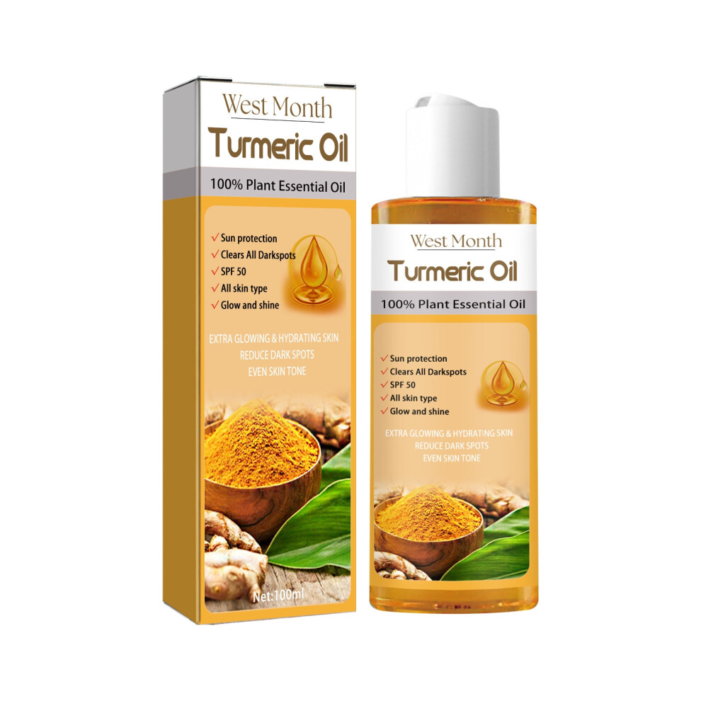 Turmeric Oil - Brightening & Moisturizing Essential Oil for Dull Skin, 100ml