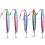 5 Stück 7,5 cm/8,5 cm 30 g/40 g Langsam sinkende Köder Flach-Jigs 5