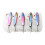 5 Stück 7,5 cm/8,5 cm 30 g/40 g Langsam sinkende Köder Flach-Jigs 6