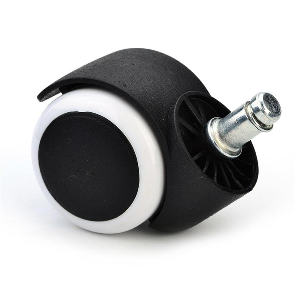 50Kg Universal Mute Wheel Replacement For Office Chairs 2 Inch Swivel Casters Rubber Rollers Compatible With Furniture Hardware 6482260671130